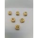 AHŞAP HARF BONCUK-1 CM KÜP