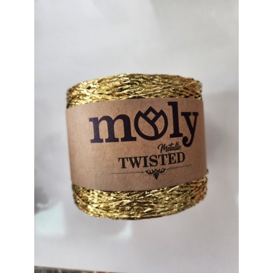 MOLY TWISTED METALİK KAĞIT İP -GOLD