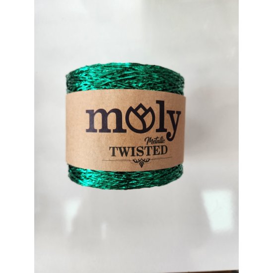 MOLY TWISTED METALİK KAĞIT İP -YEŞİL