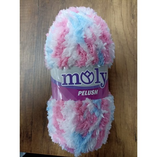 MOLY PELUŞ BATİK -PEMBEMAVİBEYAZ