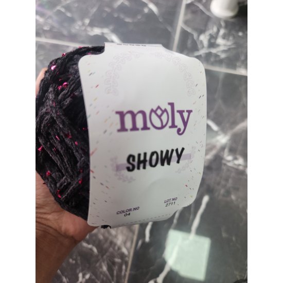 MOLY SHOWY-04 Siyah (Pembe)