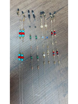 ALTIN KAPLAMA GÖZLÜK ZİNCİRİ 