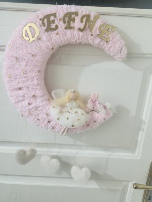 İSME ÖZEL PERİ KAPI SÜSÜ