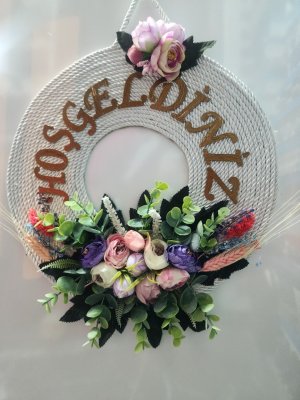 KAPI SÜSÜ-ÇİÇEKLİ 