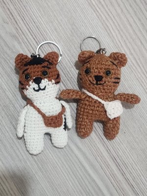 ÇANTALI KEDİ ANAHTARLIK