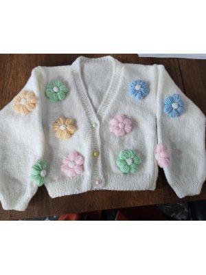 ÇİÇEK HIRKA-7/8 YAŞ 