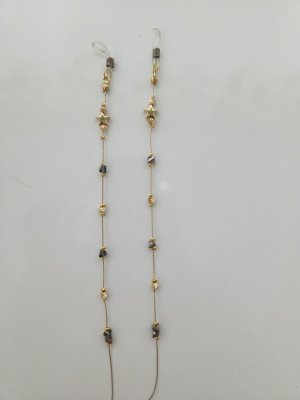 GÖZLÜK ZİNCİRİ-GOLD DORİKA VE YILDIZ