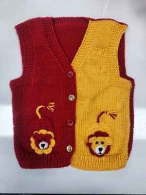 GALATASARAY ASLAN MOTİFLİ YELEK 0-6 AY